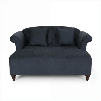 Chaise longue pour canapé Sofas, style traditionnel contemporain | Gris anthracite | Tissu