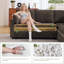  Canapé modulaire modulaire avec méridienne, Coussin double couche profond et confortable-128968743-128968746