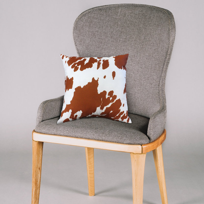  Housse et insert de coussin décoratif en polyester, Brun clair