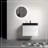 Bathroom Vanity with Sink, Large Storage Wall Mounted Floating Bathroom Vanity