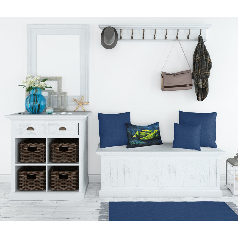  Coussin décoratif intérieur / extérieur Okra Bleu
