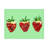 " Wrapped Canvas Wall Art - Alice Straker 'Strawberries' Wall Art For Living Room, Bedroom, Or Office Décor - 47x35 "