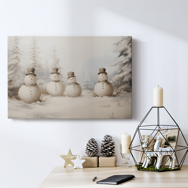 Art des Fêtes de Noël - Toile tendue avec châssis - Série 3-VI, H 12 po x l 18 po