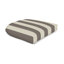Coussin de chaise décontracté en osier pour l'extérieur, rayé résistant à la décoloration Sunbrella pour chaises de salle à manger et sièges en osier, l 19,5 po x P 19,5 po, épaisseur 2,5 po, réversible, Maxim Classic-1960760720-2120250117