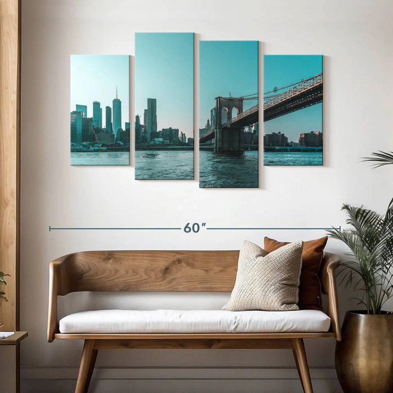Lilie Brooklyn Bridge Daybreak, 32'' H x 52'' W