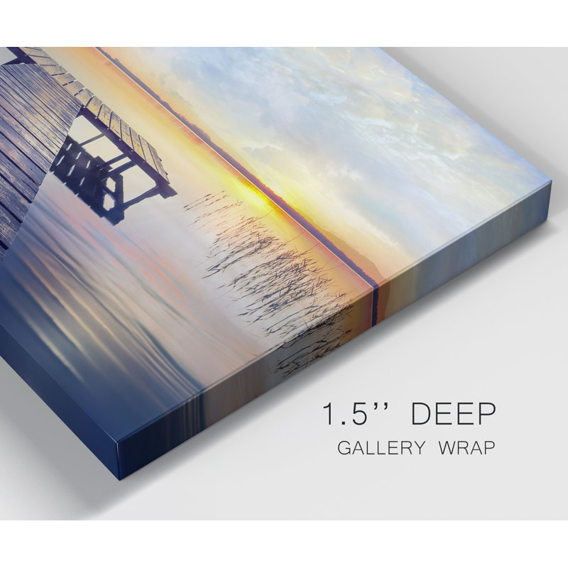 Evening Calm - Reproduction de photo sur toile tendue, H 12 po x l 8 po x P 1 po