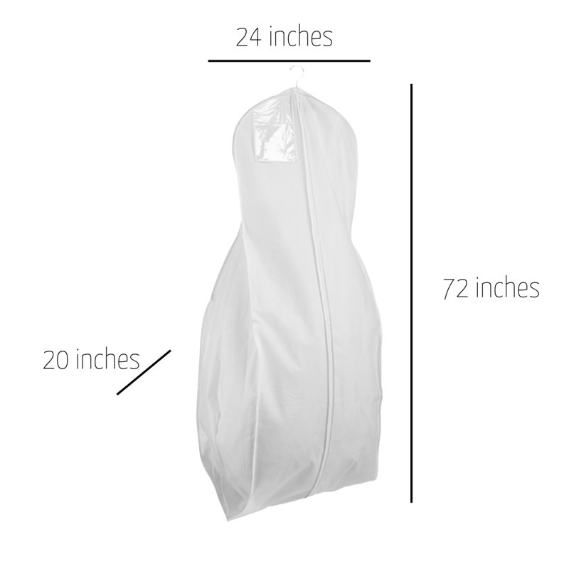 Sac de 72 po non tissé en PP 72 po blanc respirant
