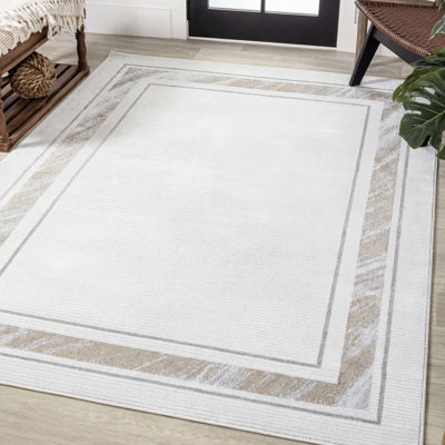 Tapis argenté / doré Maythel