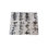 50" X 60" Brown And White Rabbit Fur Plush Throw Blanket