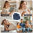 Lozena  49" Corduroy Upholstered Barrel Chair, Oversized Round Compression Chaise Lounge, No Assembly Required-1386477932-1407711378