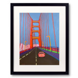 Driving Across The Golden Gate Bridge by Sue Graef