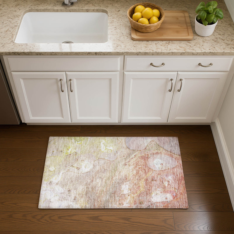 Premium Machine Washable Ralston AMF1941 Abstract Rug, Rectangle 1'8" x 2'6"