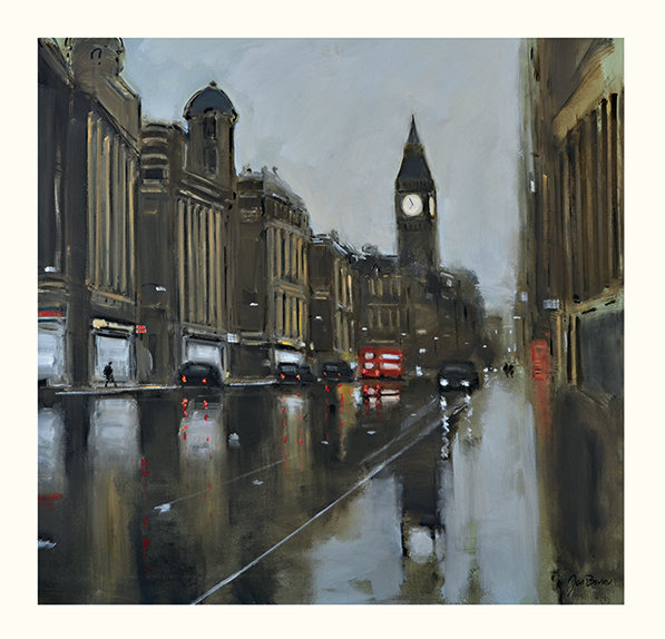 Jon Barker - Painting, Without frame, Yellow