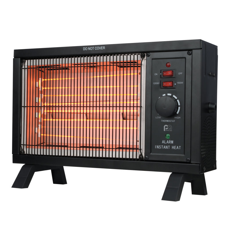 Perfect Aire 5118 BTU Electric Compact Space Heater with Adjustable Thermostat
