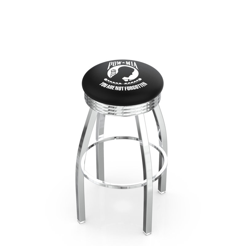 Tabouret tournant 25" avec forces armées américaines, POW / MIA