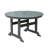 Round Metal Outdoor Dining Table With Umbrella Hole , 48'' in. W 48'' in. D