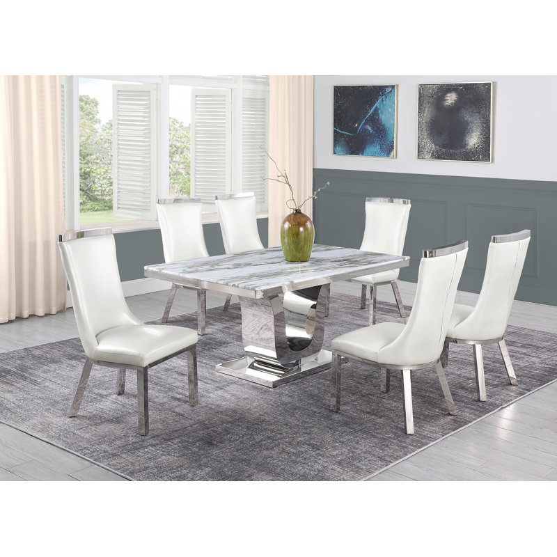 Ensemble repas pour 4 personnes Cattalaya, 7 pièces