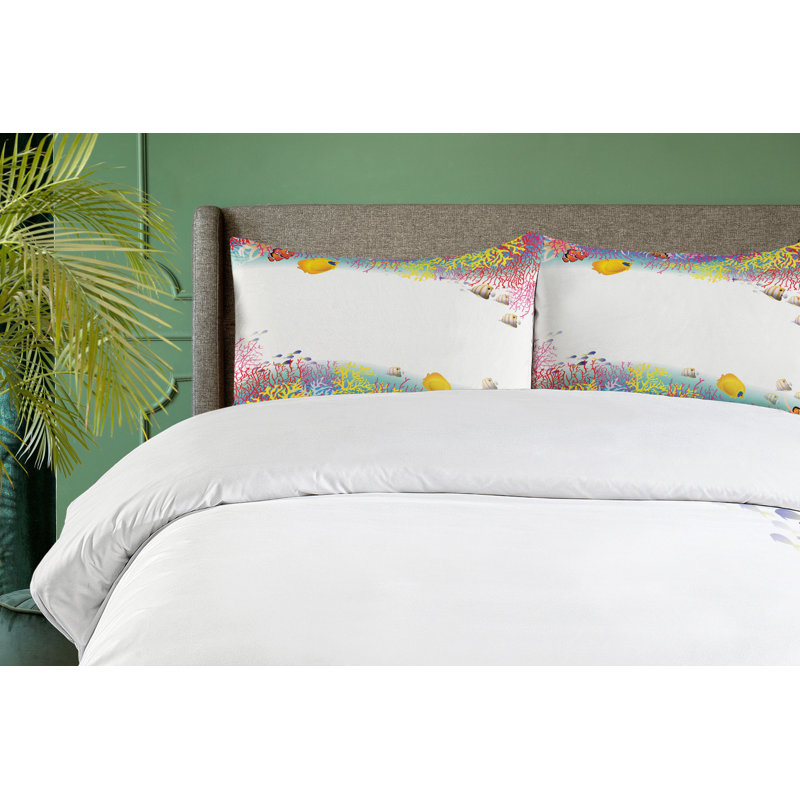 Farmhouse Coastal Duvet Cover, King