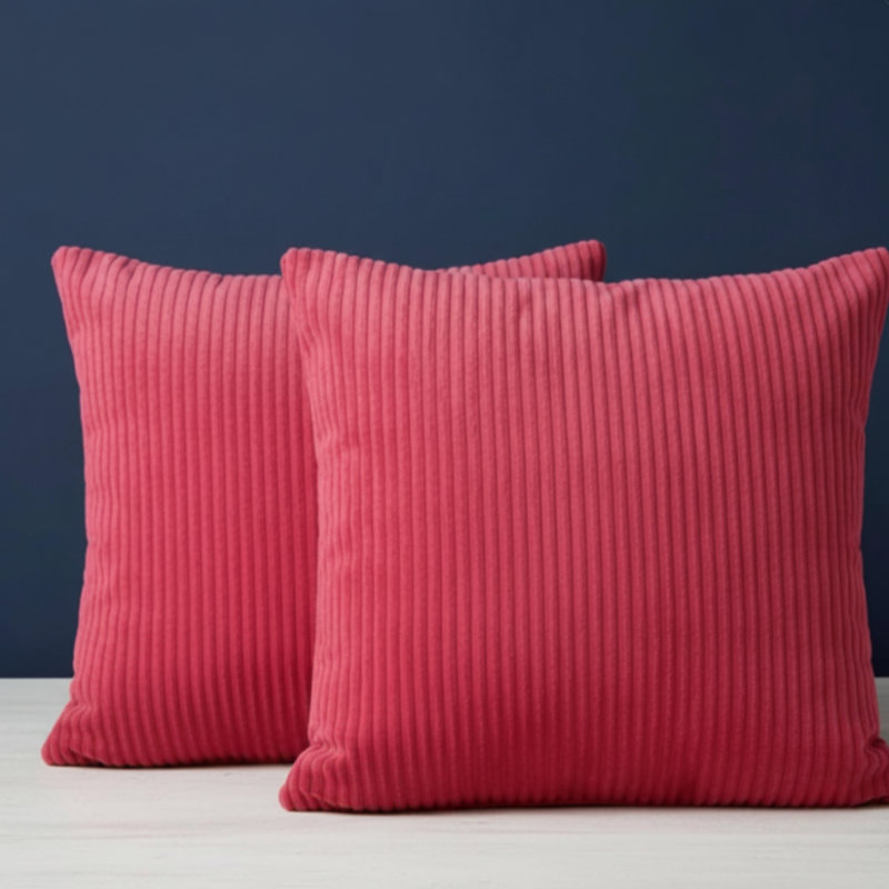 Natica Square Scatter Cushion Cover Pack of 4, Pink