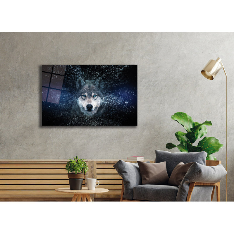 Elegant Decorative Tempered Glass Painting, 18.1 x 28.3 inches | 100% Tempered Glass, Thickness: 0.16 inches | Stunning Artwork for Home Décor, Living Room, & Office Spaces, Durable & Easy to Clean