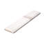 Soho 10" x 2" Polished Ceramic Bullnose Tile Trim in White-54509045