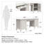 Bureau à double caisson Selena