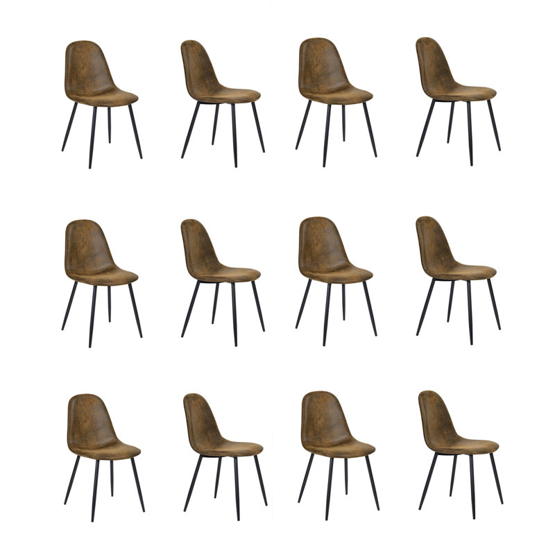 Chaise d'appoint en brun