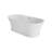 Lyndsay 67" x 32" Freestanding Soaking Acrylic Bathtub with Faucet-72112147