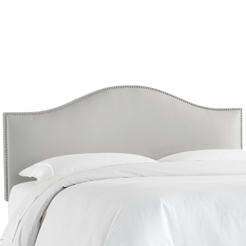 Regil Upholstered Headboard, King, Mystere Peacock Performance Velvet