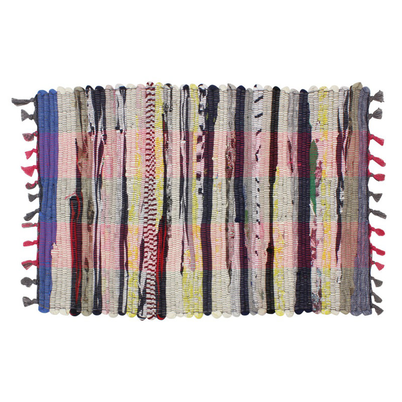 Chindi Rug Indoor Doormat, 1cm H x 40cm W x 60cm L