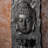 30in High Fiberglass Wall Buddha Waterfall Fountain, Gold-1084366137