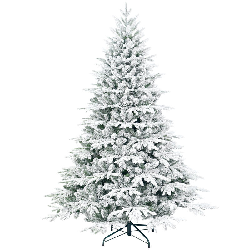 Arbre de Noël artificiel pré-éclairé avec support en métal, 6 pi