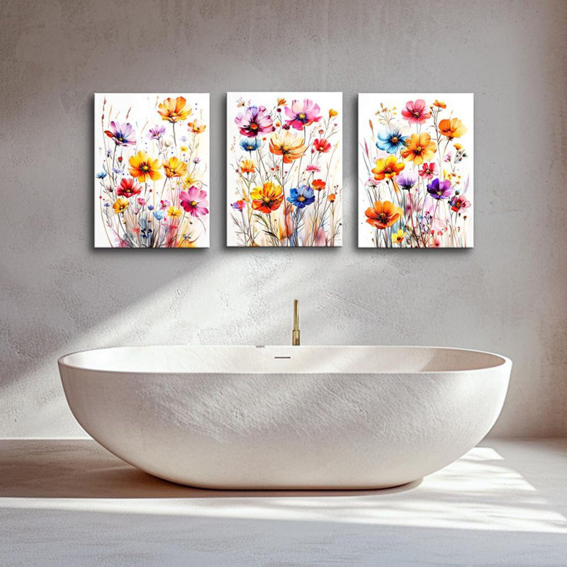 3 Piece Wrapped Canvas Print