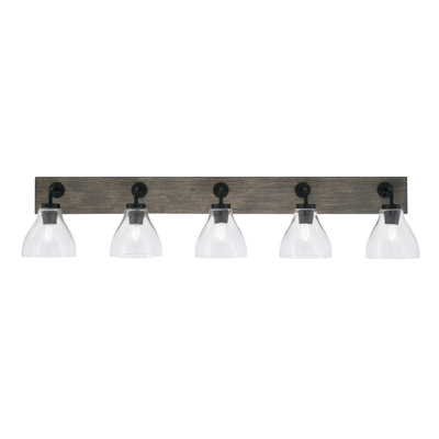 Barre d'éclairage de salle de bain 5 lumières Oxbridge