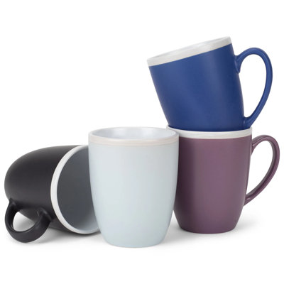 Ensemble de 4 tasses en céramique 16 oz