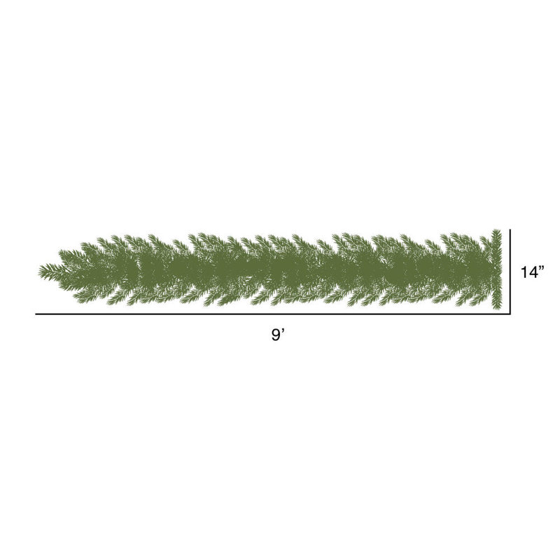 108'' in. Faux Fir Garland
