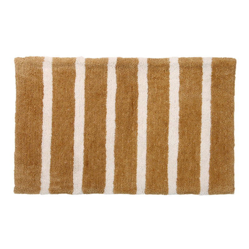 Engleside Non-Slip Bath Rug, 17" W x 34" L, Beige