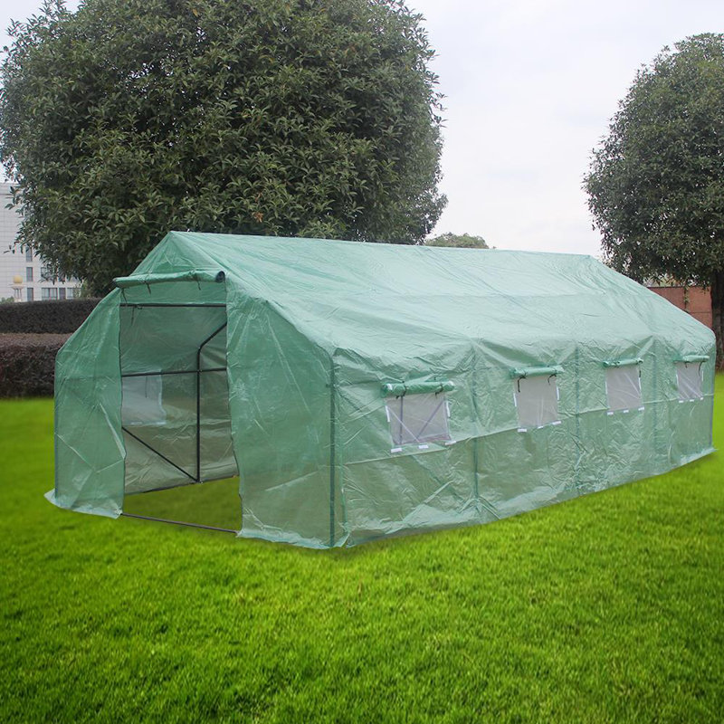 10 Ft W x 19.5 Ft D Greenhouse
