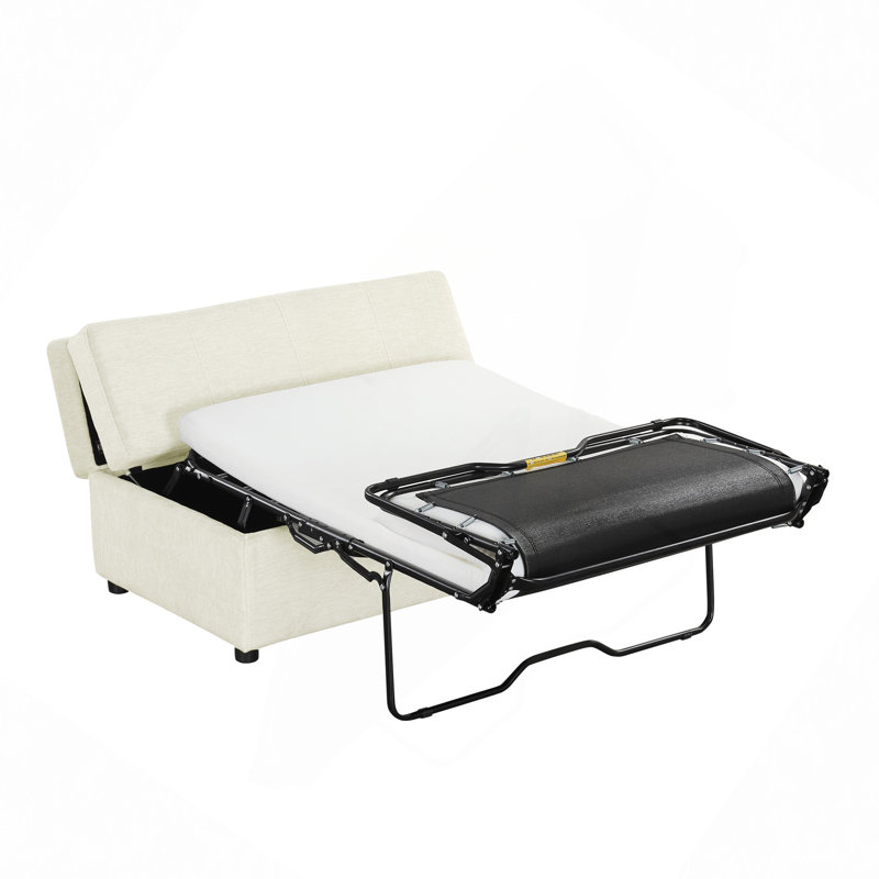 Lit escamotable pliant avec lit d'invité convertible et matelas