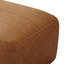 Repose-pieds en cuir italien Hustle Square-109286823