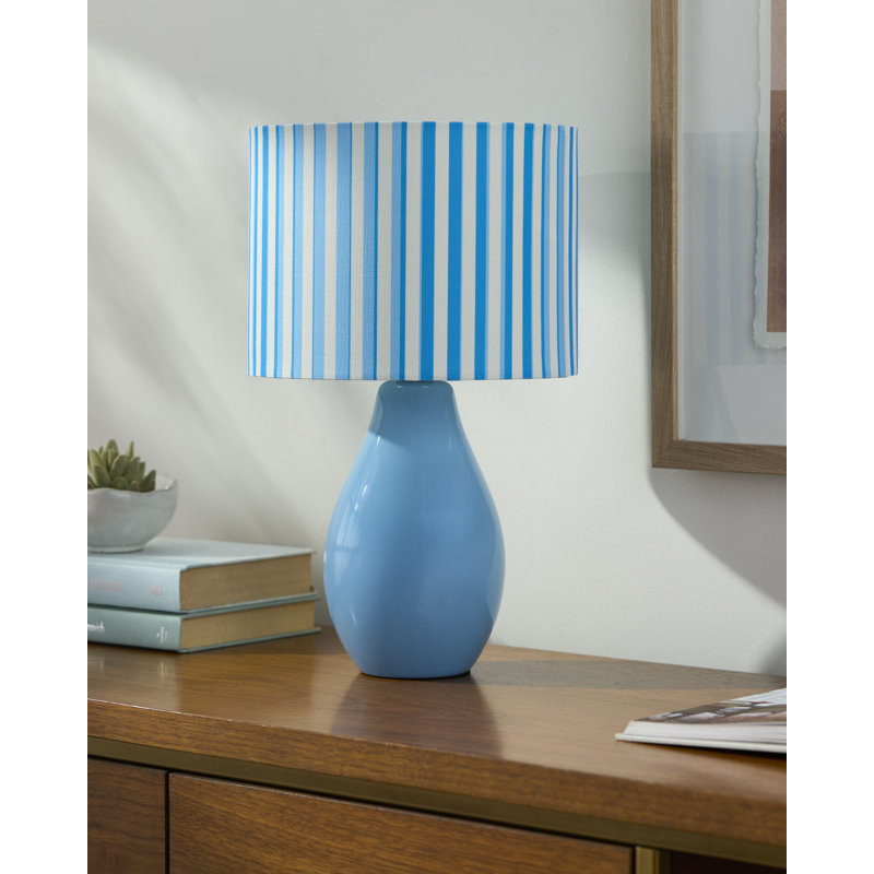 Lampe de table Heurich, Bleu