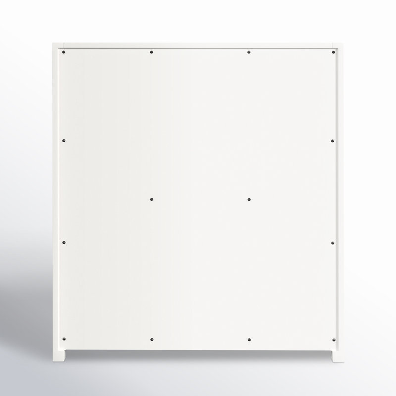 Lark 3 Drawer Nightstand, White
