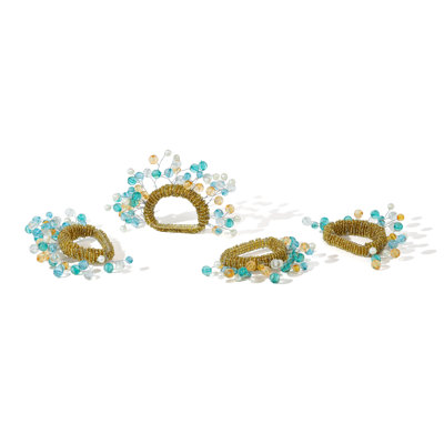 Mediterranean Harvest Napkin Rings (Set of 4)