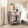 Cadhla 1-Drawer Nightstand with Open Shelf