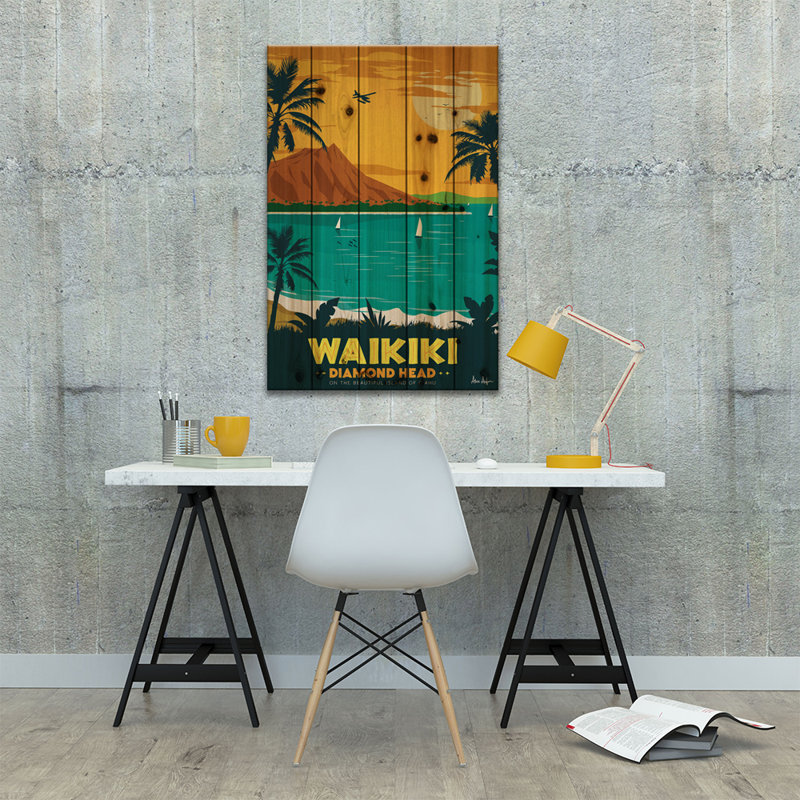 Waikiki, L 18 po x H 26 po