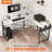 Lagail L-Shaped Metal Base Computer Desk-829419632