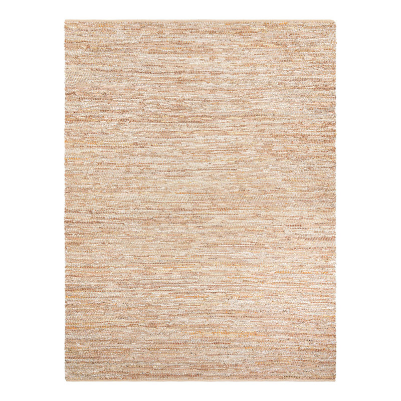 Leather Metallic Jute Indoor Rug, Rectangle 9' x 12'