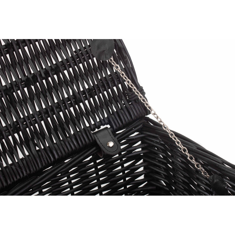 14" Empty Wicker Hamper