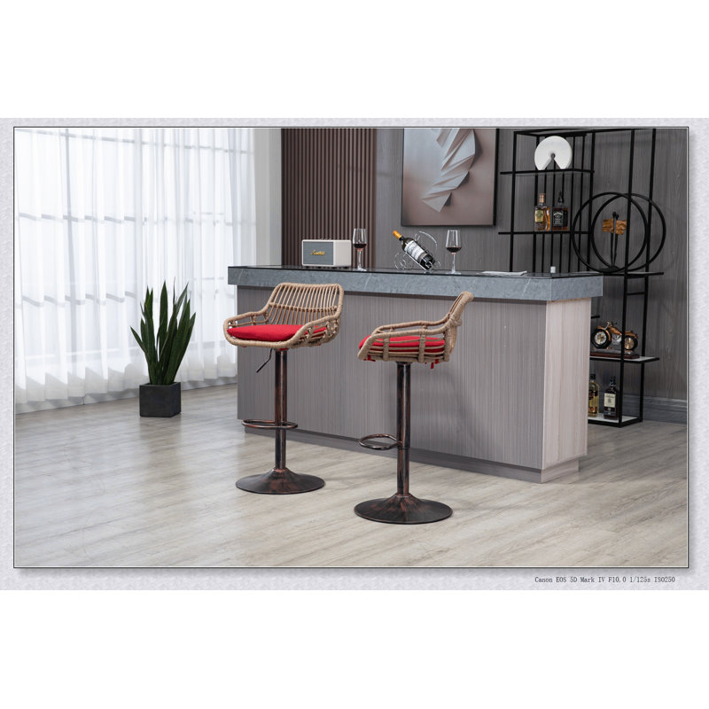 Tabouret de comptoir Athlene, Red