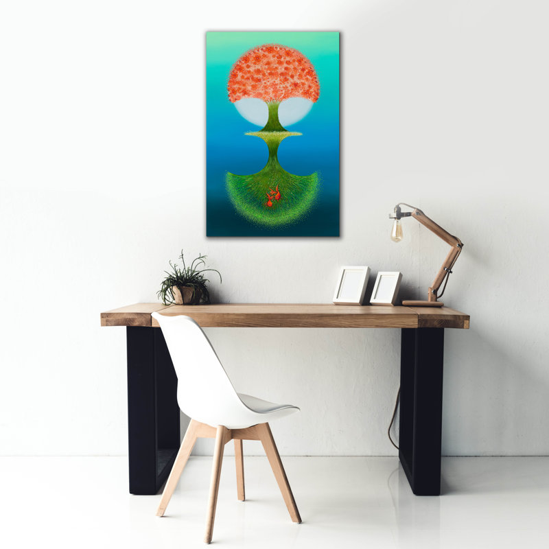  «Energy Of Life» par Olga Dorenko, art mural sur toile, 26 po x 40 po, H 40 po x l 26 po